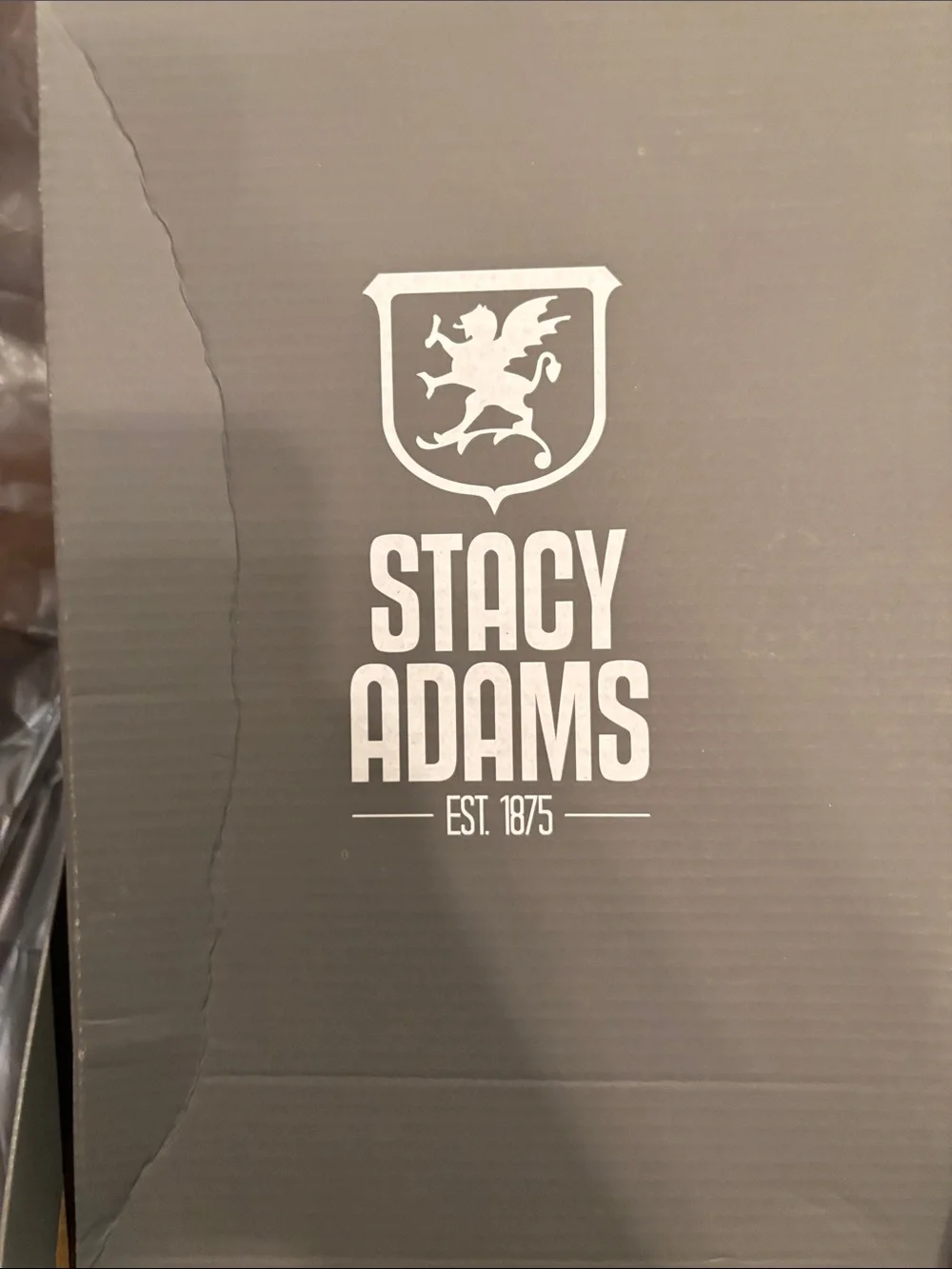 Stacy Adams Black Patent Cap-Toe Derby Dress Shoes